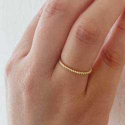 stackable rings 11　華奢リング 2枚目の画像