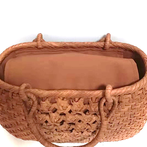 山葡萄バッグ楕円バラ 山葡萄バッグ楕円バラ かごバッグ 山葡萄バッグ魅力 通販 15871667