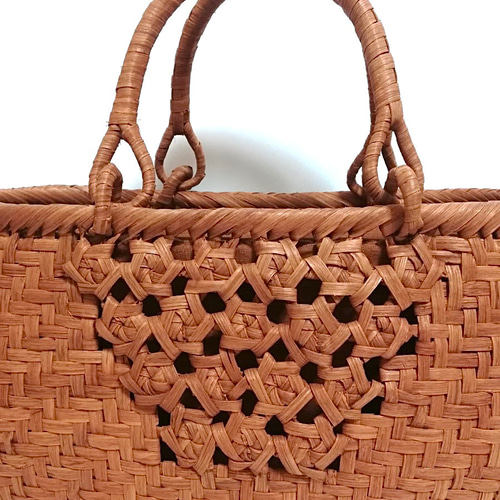 山葡萄バッグ楕円バラ 山葡萄バッグ楕円バラ かごバッグ 山葡萄バッグ魅力 通販 15871667