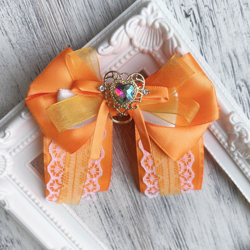 キンブレリボン ペンライトリボン オレンジ その他アクセサリー