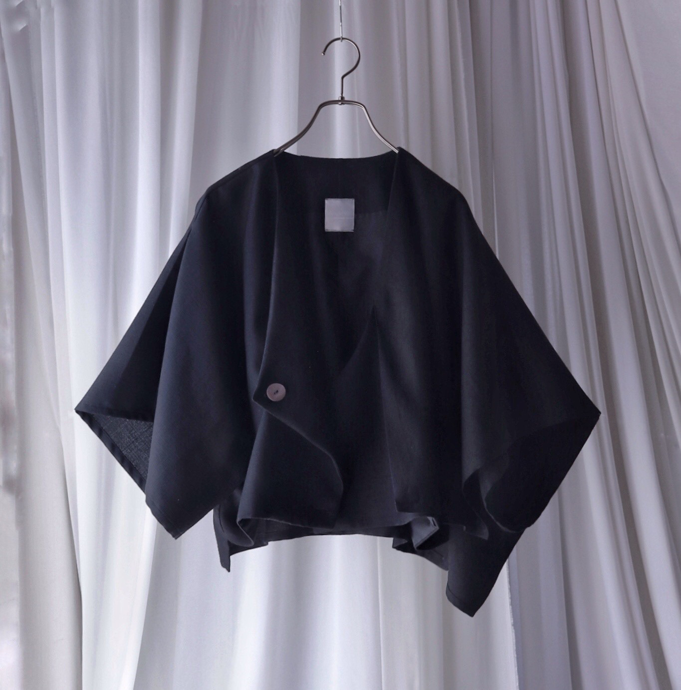 【サマーウール】レイヤードハーフシャツジャケット