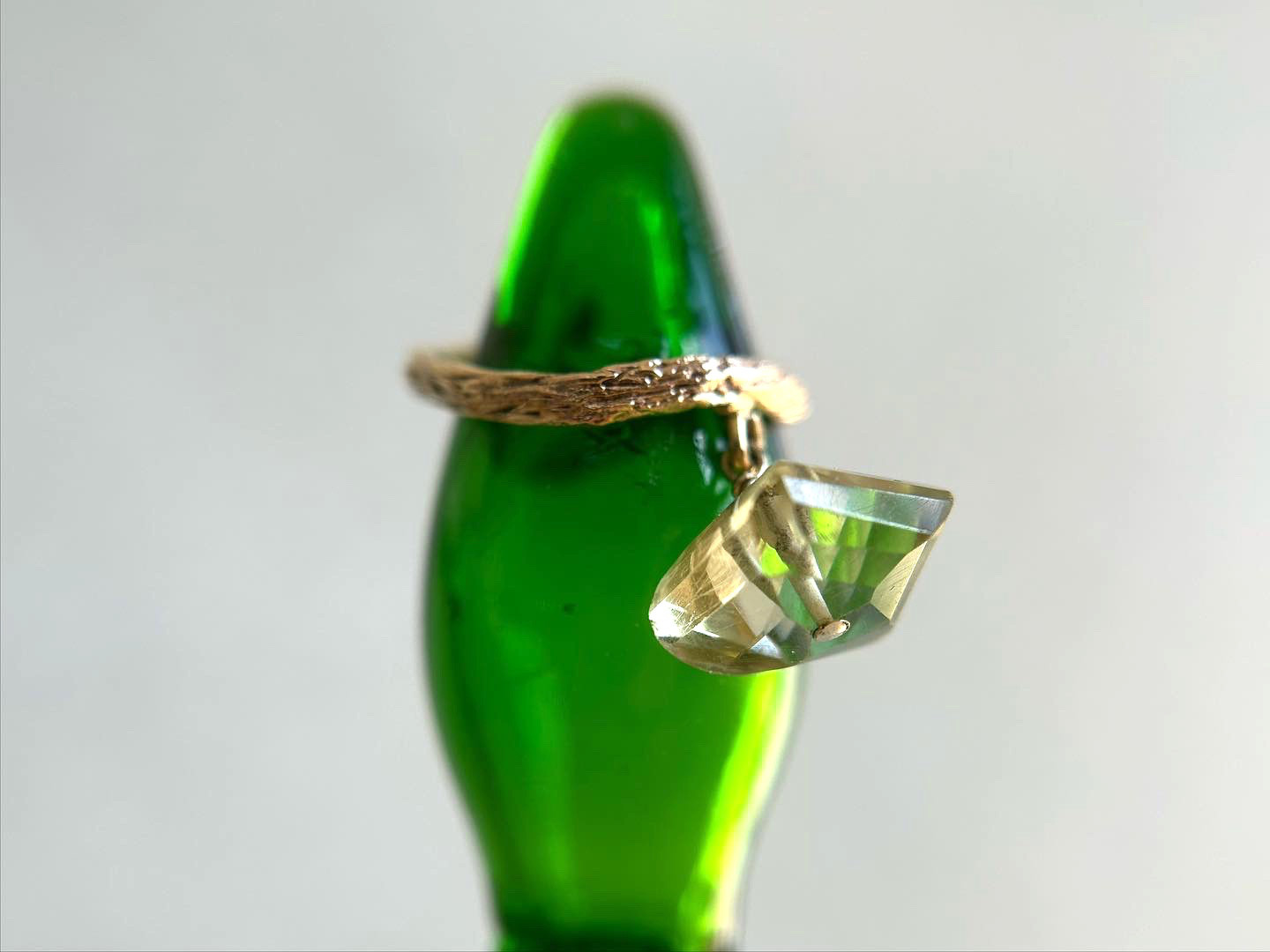 K10&レモンクォーツのリング