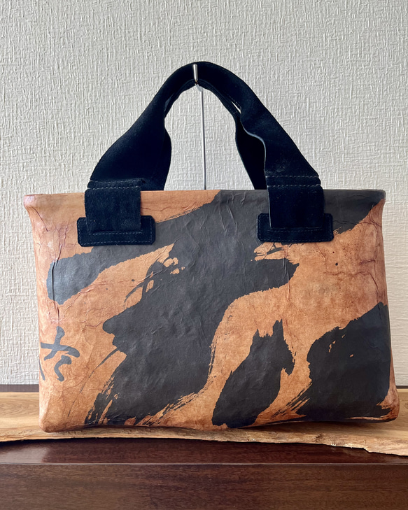 鮮やか　一閑張り　カゴバッグ　古文書 鮮やか 一閑張り カゴバッグ 古文書 鮮やか 一閑張り カゴバッグ 古文書