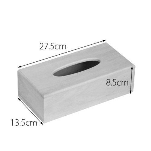 濃紺トールペイントで描いたお洒落なマーガレットのティッシュケース