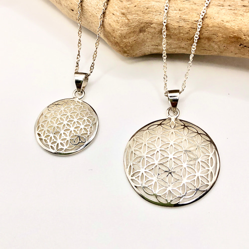 ARDANI 】FLOWER OF LIFEフラワーオブライフシルバーペンダントトップ