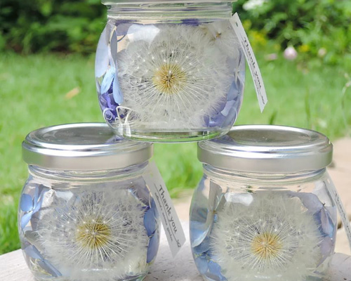 紫陽花のハーバリウム | おはなアトリエHaruHa