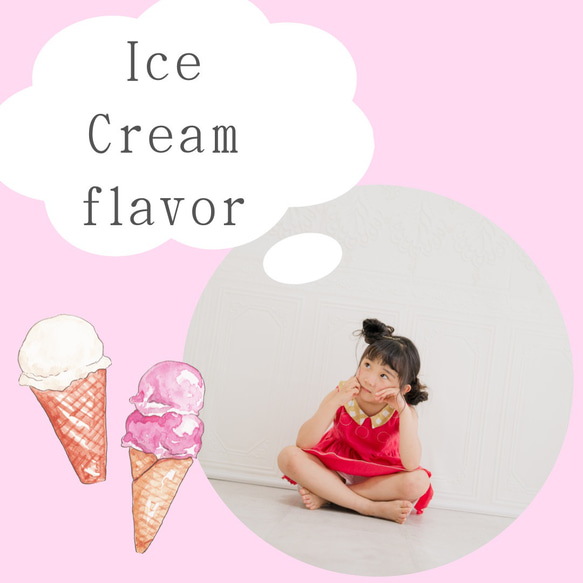 Kids “Ice cream!/アイスをモチーフにしたチュニック/個性的/お揃い/ 15枚目の画像