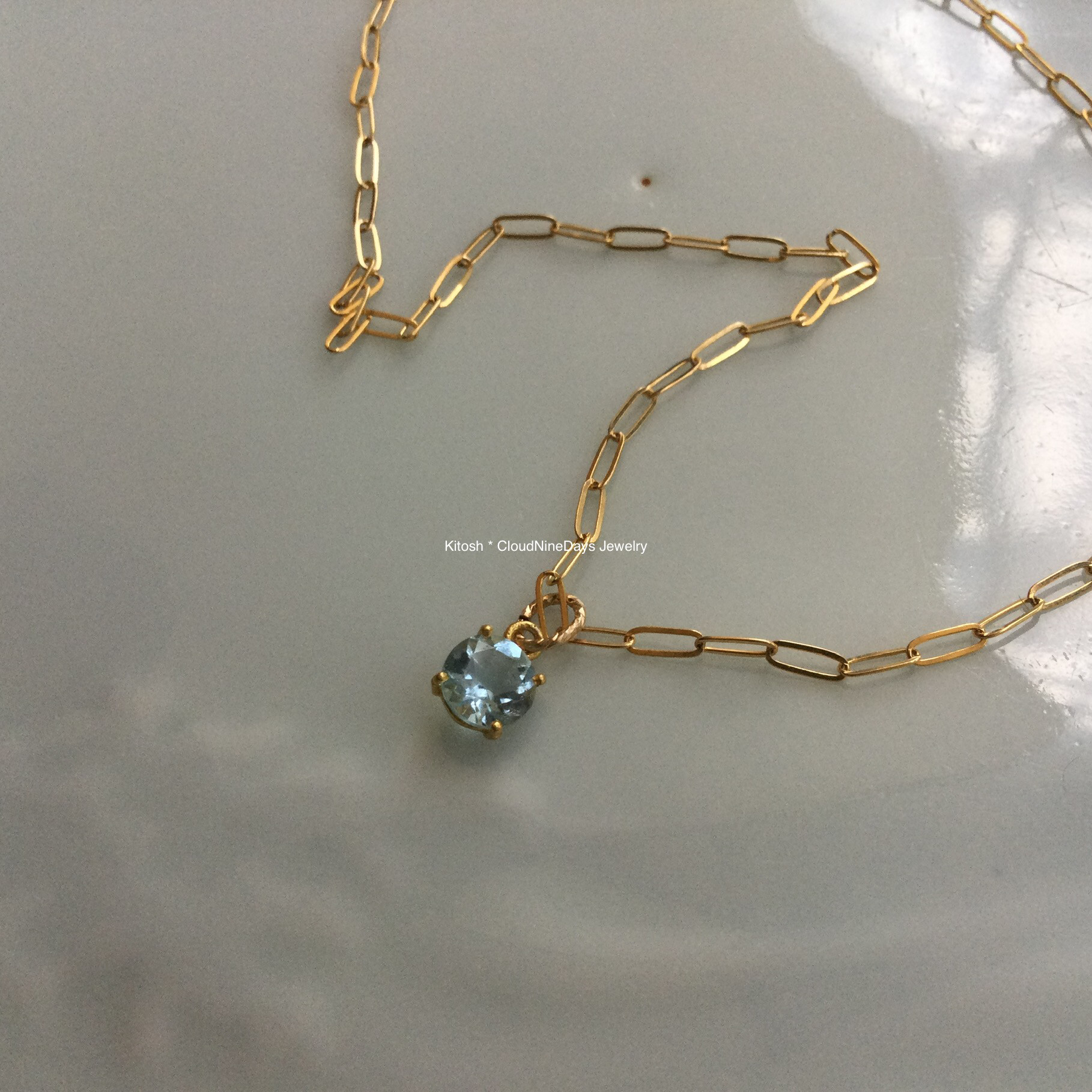 Wholesale Charms - 14k Gold Filled Birthstone CZ Connector