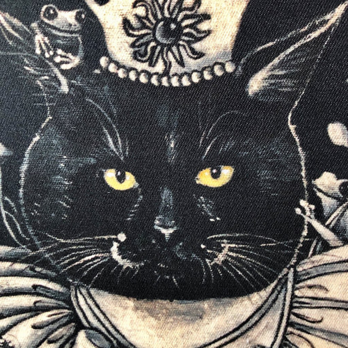 送料無料】和紙×黒猫 02【インチ額】／日本画風 ねこ ネコ 特殊