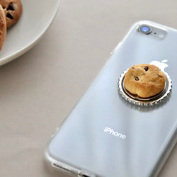 巧克力餅乾智慧型手機戒指 第1張的照片