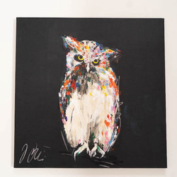 Title "owl"  contemporary paint 第1張的照片