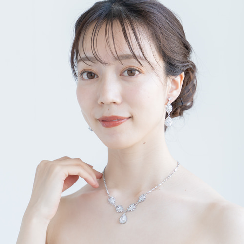 ◇ネックレス＆ピアスorイヤリング◇ウェディング ブライダル