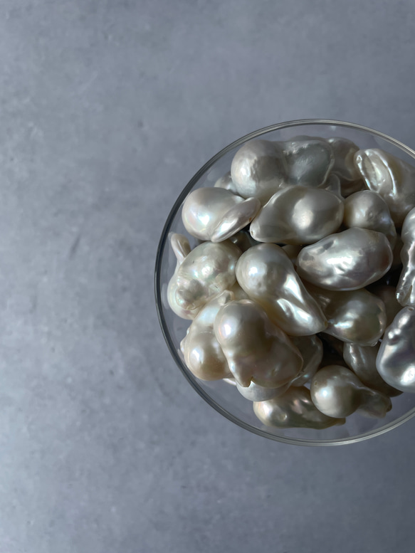 大粒バロックパールピアス | イヤリング | アメリカンピアス | 淡水本真珠 | サージカルステンレス 18枚目の画像