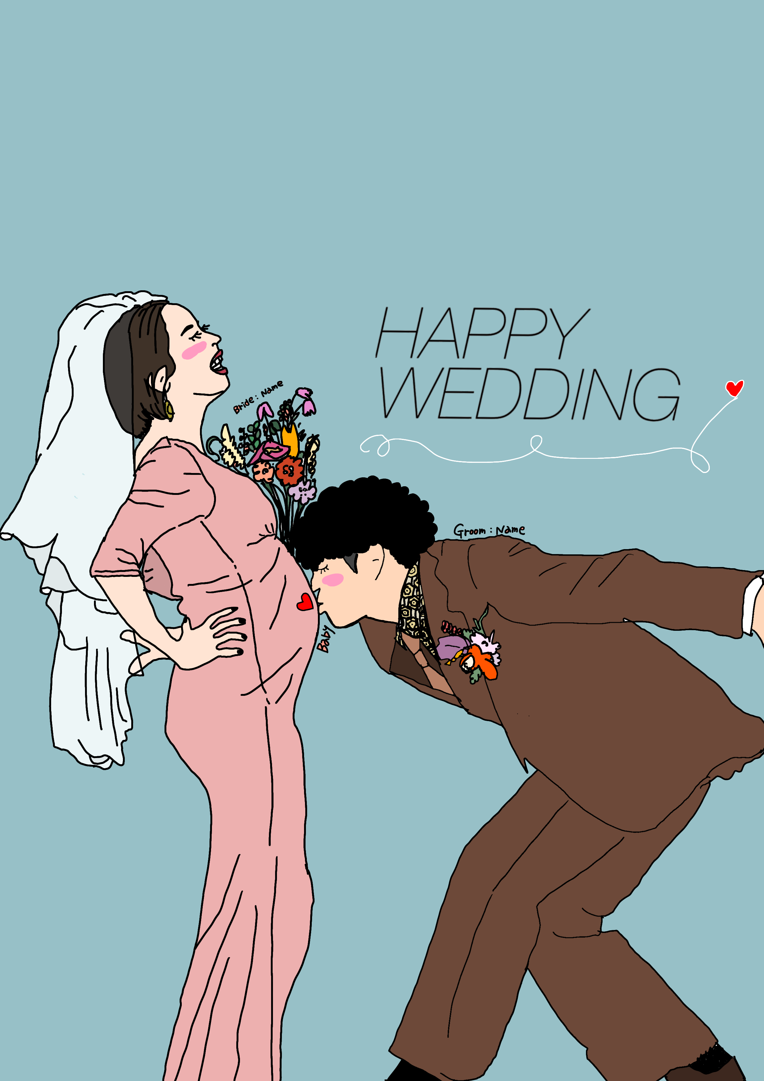 周りと差がつく似顔絵ウェルカムボード