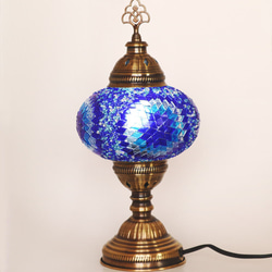 Turkish Mosaic lamp[Desk type]LARGE-Nazzar *Free shipping 第4張的照片