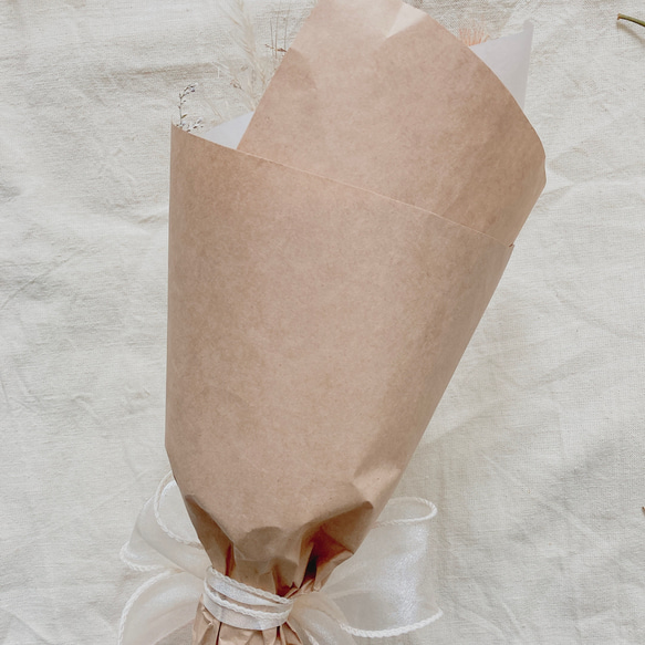 サイズ選べる　ドライフラワー　スワッグ　ミニ花束　ギフト　プレゼントにオススメ 9枚目の画像