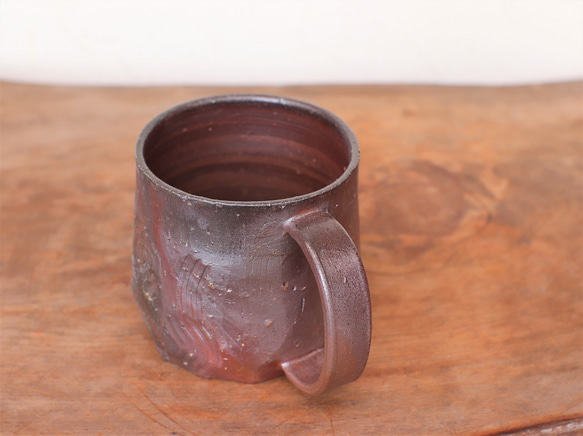 備前焼　コーヒーカップ(サンギリ)　c3-103 3枚目の画像