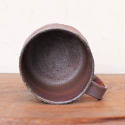 備前焼　コーヒーカップ(サンギリ)　c3-105 5枚目の画像