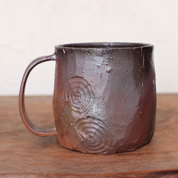 備前焼　コーヒーカップ(サンギリ)　c3-105 2枚目の画像