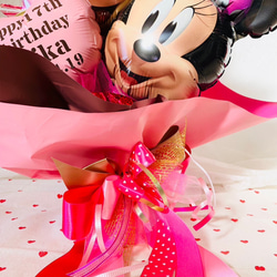 おめでとう！！fromミッキ&ミニー　ディズニー　誕生日　ウェディング　お祝い　バルーン　母の日 5枚目の画像