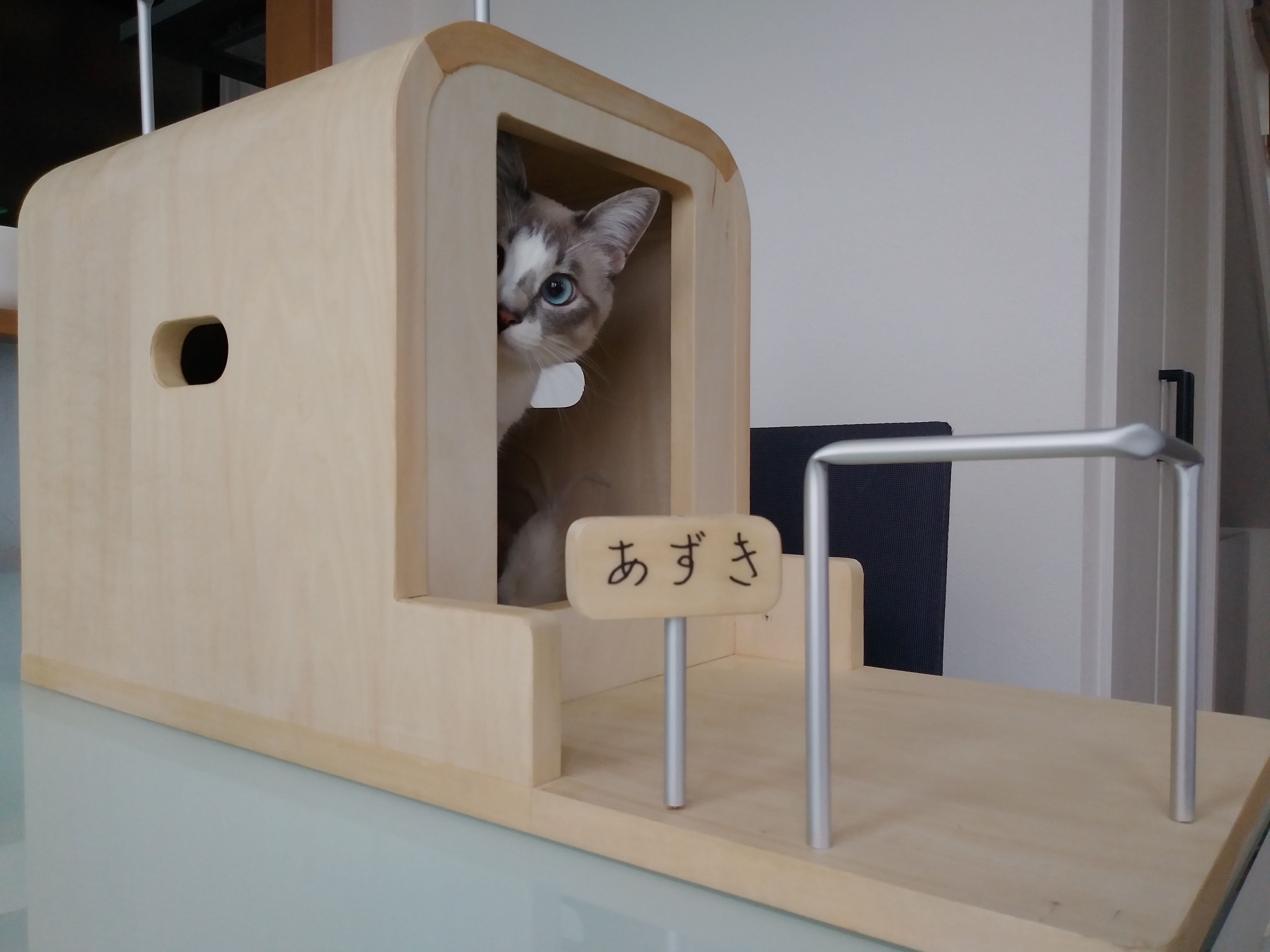 直営通販サイトです キャットウォーク、手すり付き、ねこさんハウス