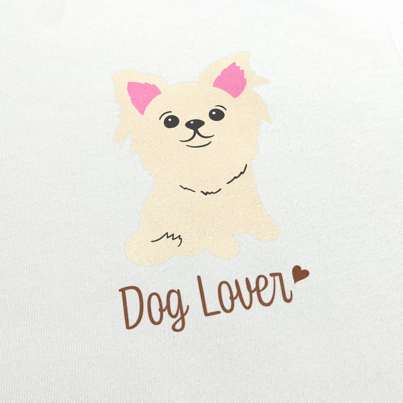 【 チワワ シンプル柄 毛色8色 】  Tシャツ　おしゃれ　かわいい　犬　ペット　うちの子　プレゼント 3枚目の画像