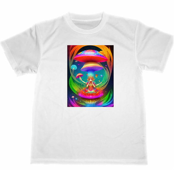 美女 ドライ Tシャツ 4 サイケデリック マジック マッシュルーム