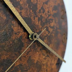 錆加工したモルタル時計_1 5枚目の画像