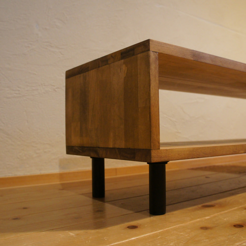 テレビボード/テレビ台/W900/パイン集成材/アイアン脚/サイドボード