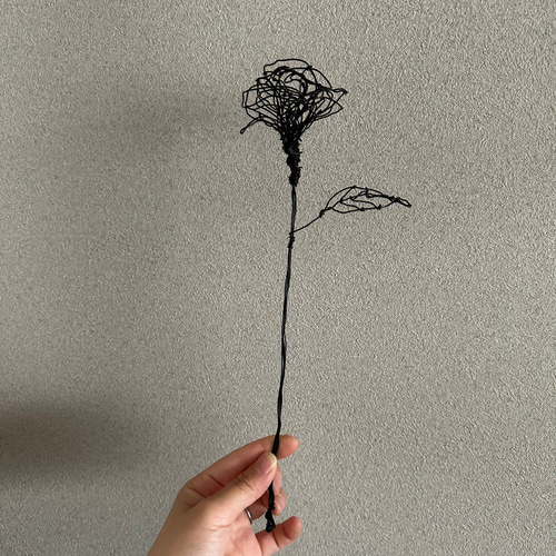 バラの立体ワイヤーアート 薔薇 ワイヤークラフト アート バラの立体ワイヤーアート 薔薇 ワイヤークラフト アート