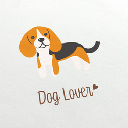 【 ビーグル シンプル柄 毛色１色 】  Tシャツ　おしゃれ　かわいい　犬　ペット　うちの子　プレゼント 3枚目の画像