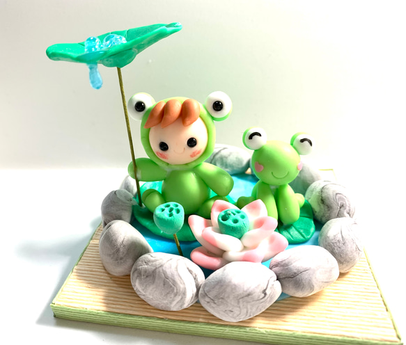 確認画面 キューピー人形 着ぐるみ カエル？ レア 希少 499