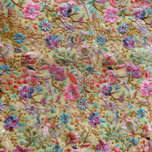 インド刺繍生地 生地 emily 通販 15875249｜Creema(クリーマ)