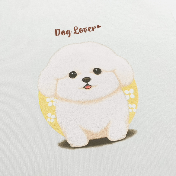 【 ビションフリーゼ  2023新デザイン！】 Tシャツ　おしゃれ　かわいい　犬　ペット　うちの子　プレゼント 3枚目の画像