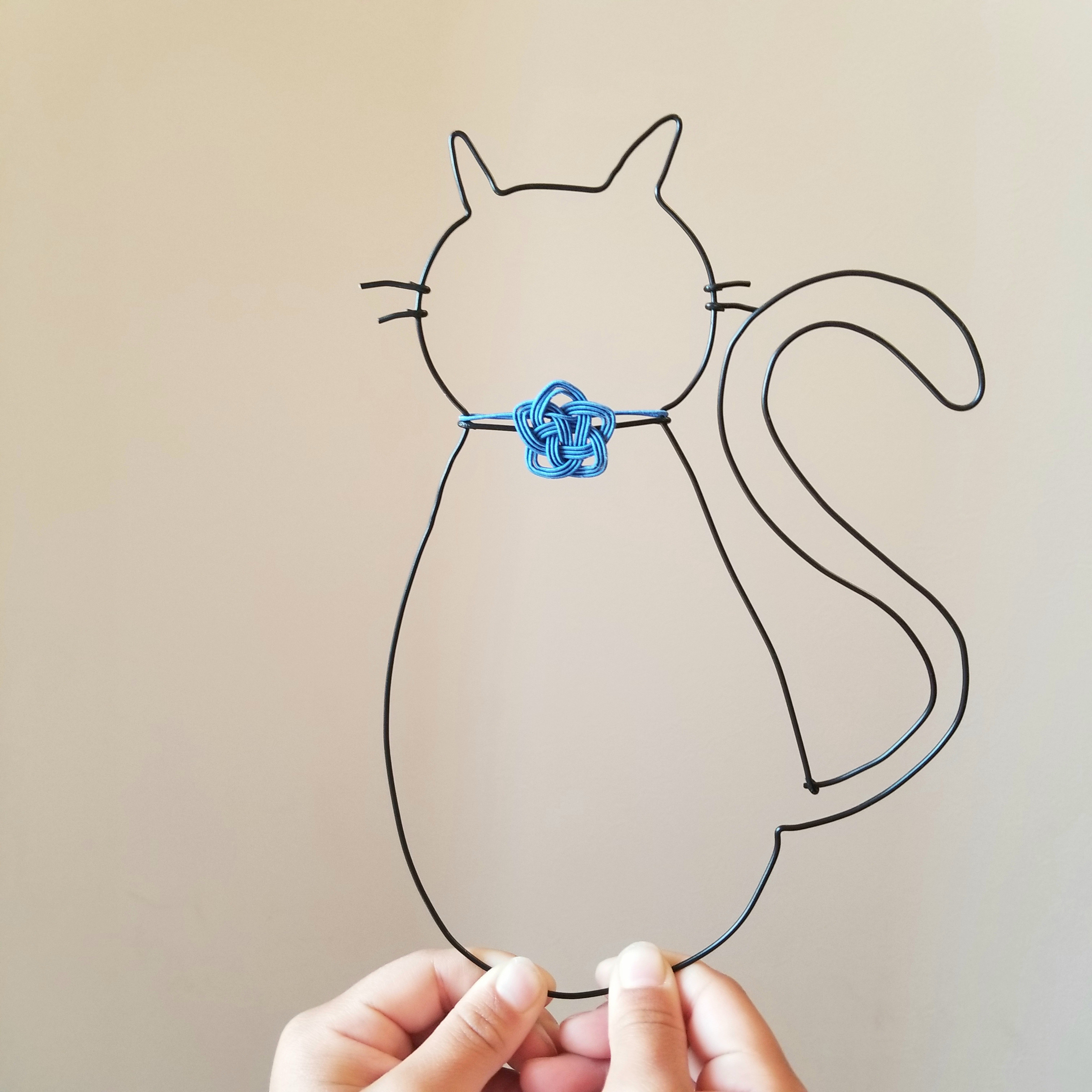 【新品】 ニッチアート猫装飾画