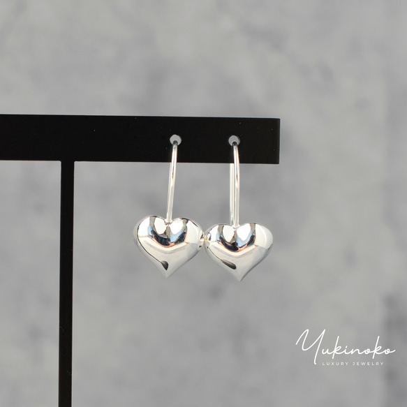 Sparkling Infinity Heart Stud Earrings
