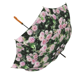 【受注生産】ガーデンに咲くピェ―ル・ドゥ・ロンサール雨傘１　（イギリス製）梅雨対策2023 10枚目の画像
