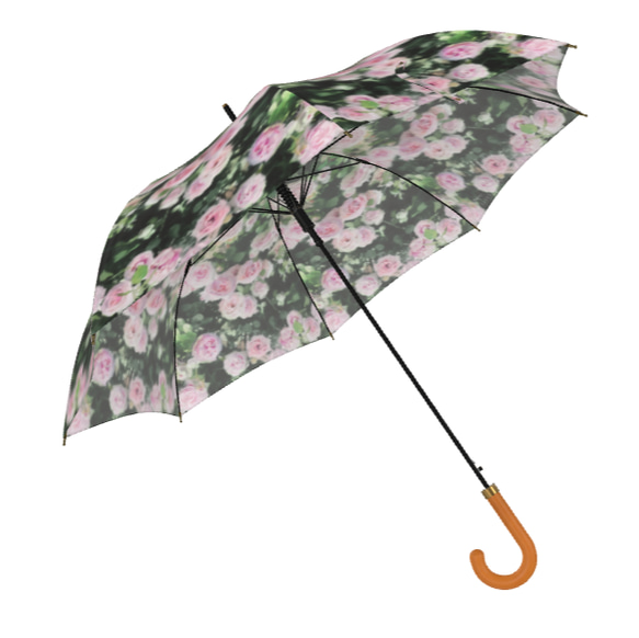 【受注生産】ガーデンに咲くピェ―ル・ドゥ・ロンサール雨傘１　（イギリス製）梅雨対策2023 9枚目の画像