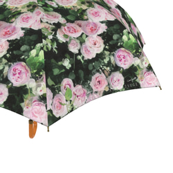 【受注生産】ガーデンに咲くピェ―ル・ドゥ・ロンサール雨傘１　（イギリス製）梅雨対策2023 12枚目の画像
