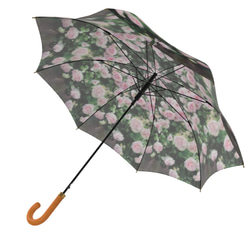 【受注生産】ガーデンに咲くピェ―ル・ドゥ・ロンサール雨傘１　（イギリス製）梅雨対策2023 11枚目の画像