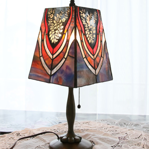 ステンドグラス ランプ 大