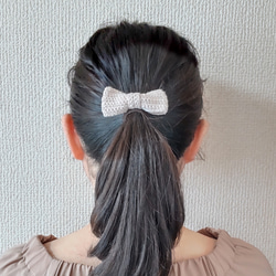 リボンヘアゴム・子供から大人まで使える・コットン糸100%・かぎ針・条件付き送料無料 7枚目の画像