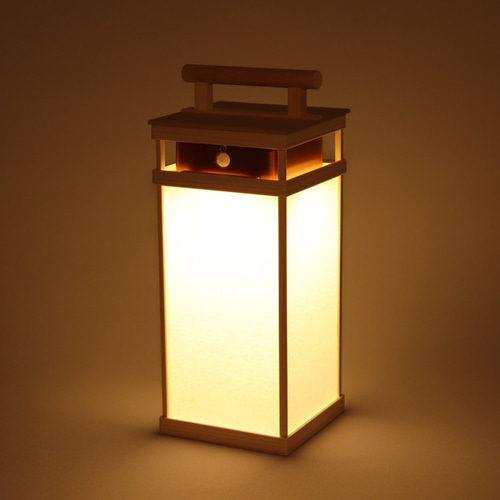 灯り箱「点」人感明暗センサーライト | 25cm和風懐中電灯〜江戸の照明