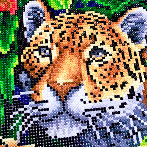 ダイヤモンドビーズアート【完成品】 絵画 すぬ 通販｜Creema(クリーマ 
