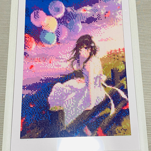 ダイヤモンドビーズアート【完成品】 絵画 すぬ 通販｜Creema(クリーマ 