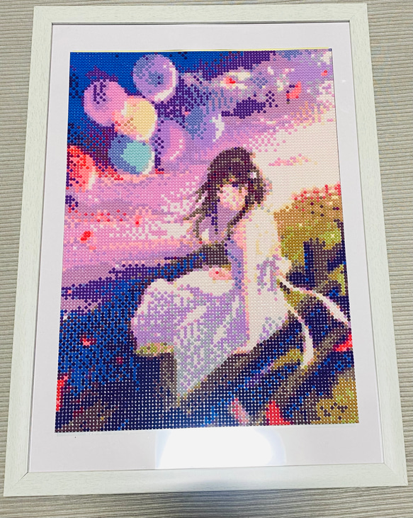 ギリシャの風景画ABダイヤモンドアート【完成品】70*50cm ギリシャの風景画ABダイヤモンドアート【完成品】70*50cm