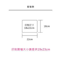 聖誕禮物【可客製化】  i Style滑鼠墊 (18X22cm) 第5張的照片