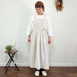 アンティークリネン  エプロン　ハンドメイド 2c28dd0c780b91792dc2a82d45bfb3