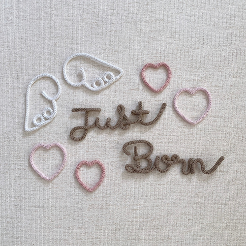ウールレター オーダー 例 Just 飛び込み Born