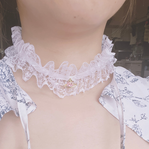 ふわふわチョーカー チョーカー みちゃ‎𖤐 ̖́- 通販 15877775｜Creema